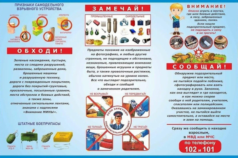 ПАМЯТКА детям по ВОП.